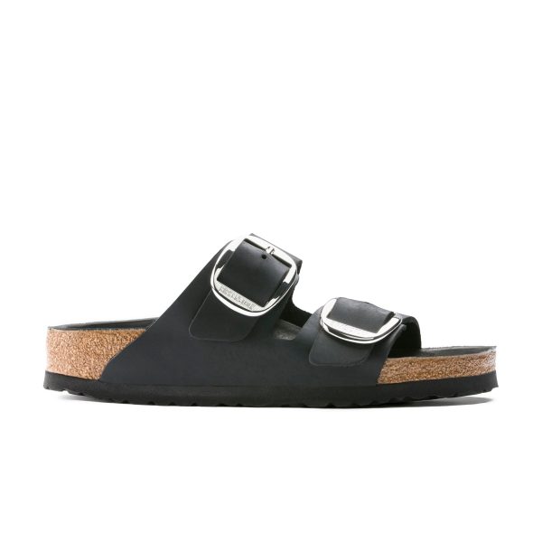 Arizona Big Buckle Black Oiled Leather