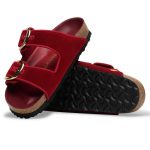 Arizona Big Buckle Rust Red Velvet