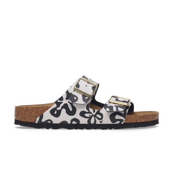 Arizona Blooms White & Black Birko-Flor