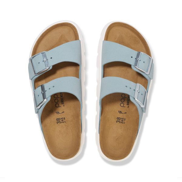Arizona Chunky Baby Blue Suede Leather