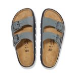 Arizona Chunky Basalt Grey Suede Leather