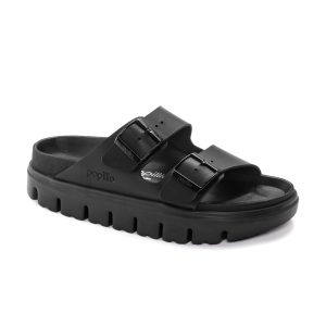 Arizona Chunky Exquisite Black Smooth Leather