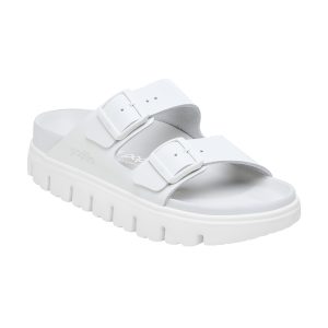 Arizona Chunky Exquisite White Smooth Leather