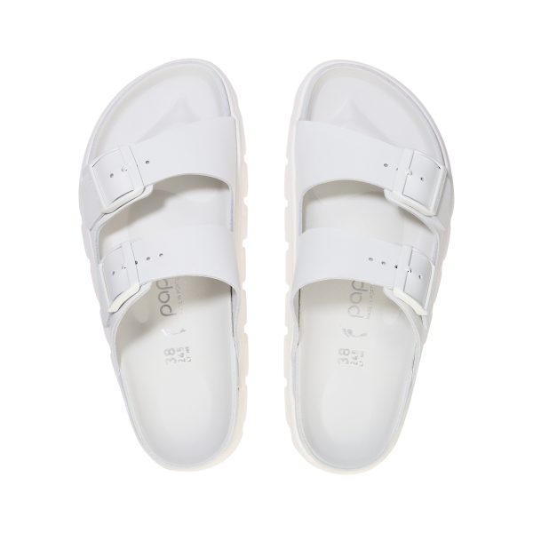 Arizona Chunky Exquisite White Smooth Leather
