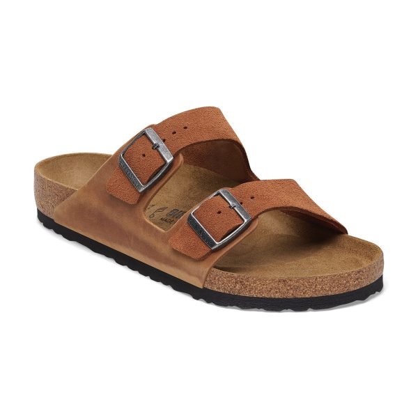 Arizona Cognac Oiled/Suede Leather