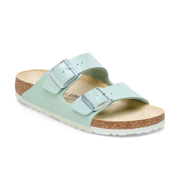 Arizona Shiny Embossed Surf Green Embossed Birko-Flor