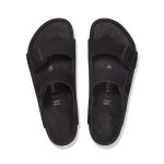 Arizona Exquisite Black Nubuck Leather