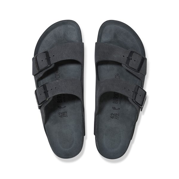 Arizona Exquisite Charcoal Suede Leather