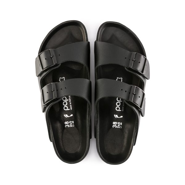 Arizona Exquisite Platform Black Natural Leather