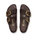 Arizona Hammered Big Buckle High Shine Espresso Natural Leather Patent