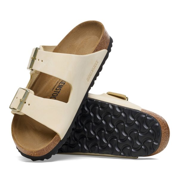 Arizona Ecru Nubuck Leather