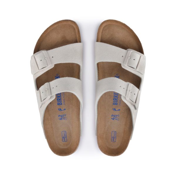 Arizona SFB Antique White Suede Leather