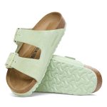 Arizona Faded Lime Suede Leather