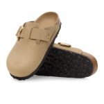 Boston Big Buckle Tabacco Brown Oiled Leather