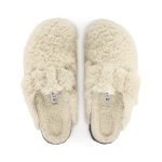 Boston Big Buckle Shearling Teddy Eggshell