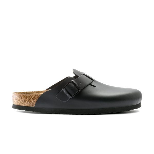 Boston Black Smooth Leather