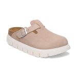 Boston Chunky Light Rose Suede Leather