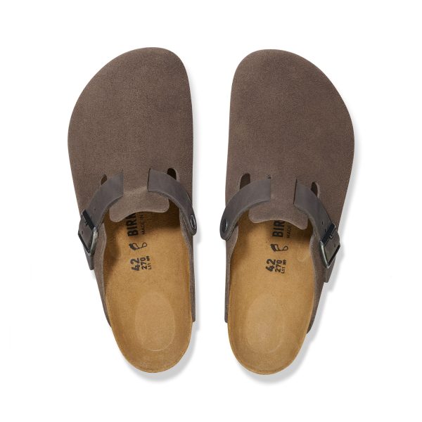Boston Concrete Grey Oiled/Suede Leather