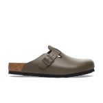 Boston Concrete Grey Smooth Leather