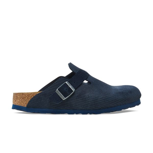 Boston Corduroy Midnight Embossed Suede Leather