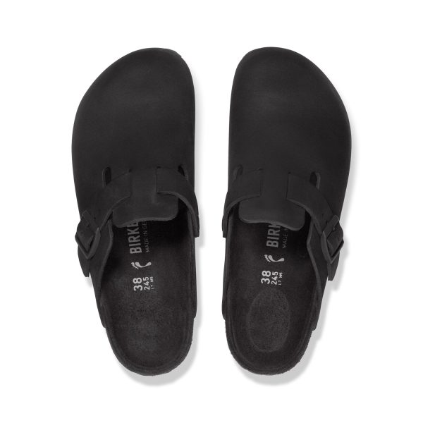 Boston Exquisite Black Nubuck Leather
