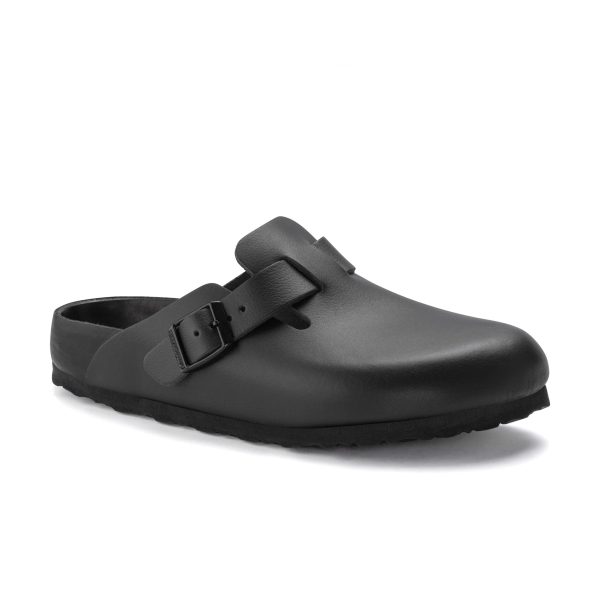 Boston Exquisite Black Natural Leather