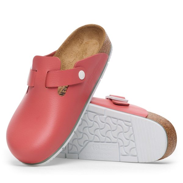 Boston Pro Mars Red PU Coated Natural Leather
