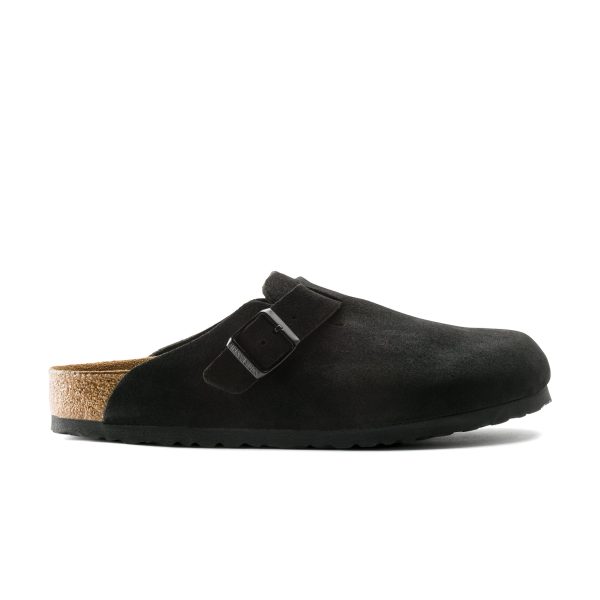 Boston SFB Black Suede Leather
