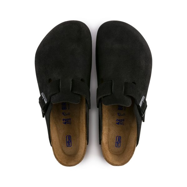 Boston SFB Black Suede Leather