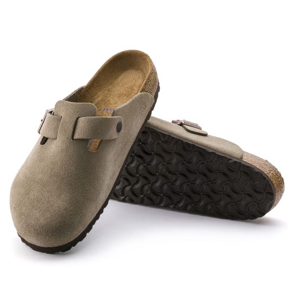 Boston SFB Taupe Suede Leather