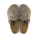 Boston SFB Taupe Suede Leather