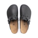 Boston Vintage Wood Black Natural Leather