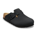 Boston Wire Buckle Black Nubuck Leather