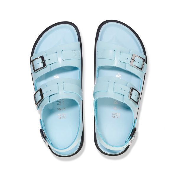 Cannes Mineral Blue Natural Leather
