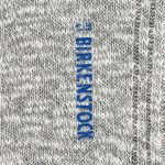 Cotton Slub Sock Grey White