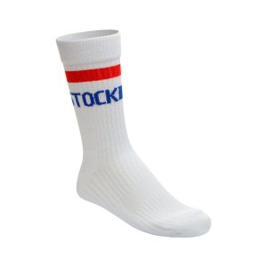 Cotton Crew Stripe White/Red/Blue