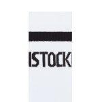 Cotton Crew Stripe White/Black