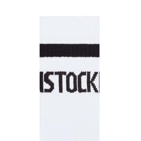 Cotton Crew Stripe White/Black