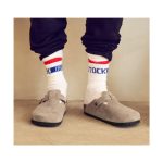 Cotton Crew Stripe White/Red/Blue