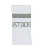 Cotton Crew Stripe White/Pure Sage
