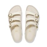 Florida D-Buckle Exquisite High Shine Ecru Natural Leather Patent