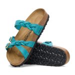 Franca Braided Biscay Bay Oiled Leather