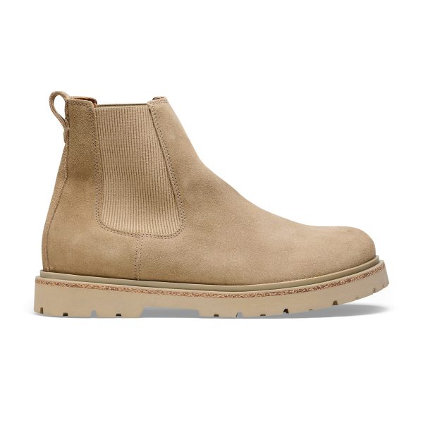 Highwood M Taupe Suede Leather