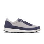 Honnef City Indigo/Stone Coin Nylon Mesh/Suede Leather