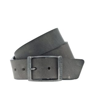 Kansas Belt Grey Oiled Leather 35mm One Size