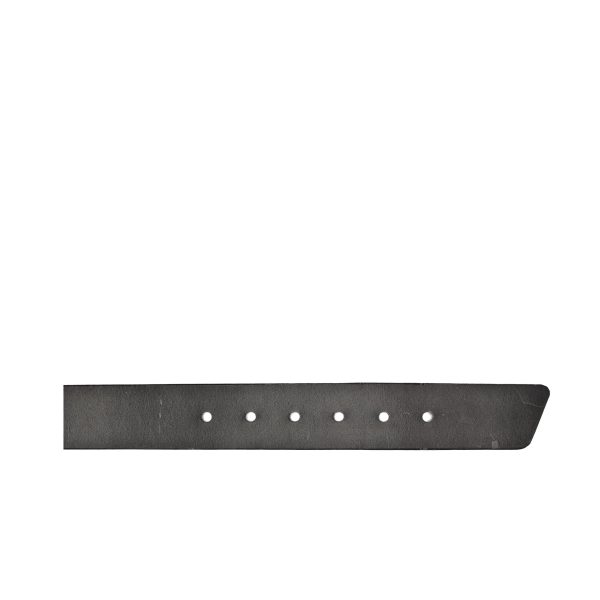 Kansas Belt Grey Oiled Leather 35mm One Size
