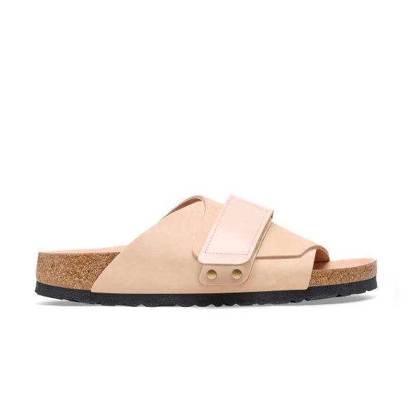 Kyoto High Shine New Beige Nubuck Leather