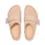 Kyoto High Shine New Beige Nubuck Leather