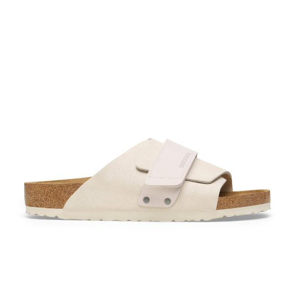 Kyoto Antique White Suede/Nubuck Leather