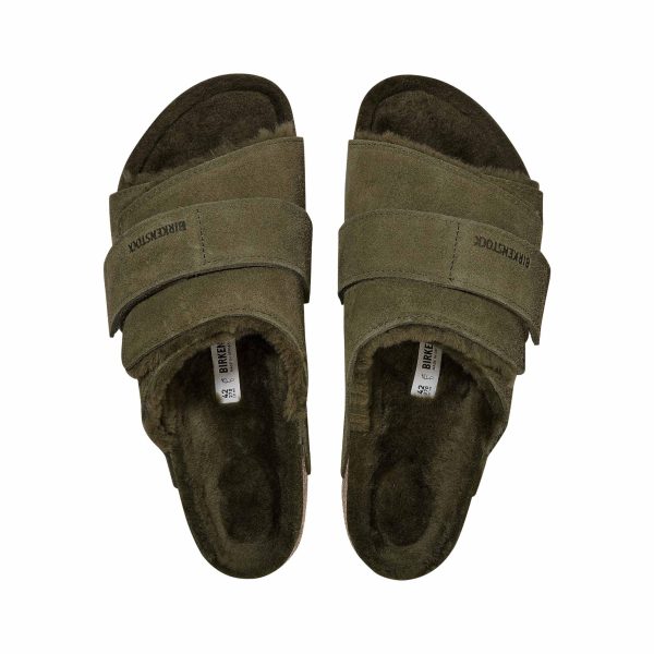 Kyoto Shearling Thyme Suede Leather/Shearling